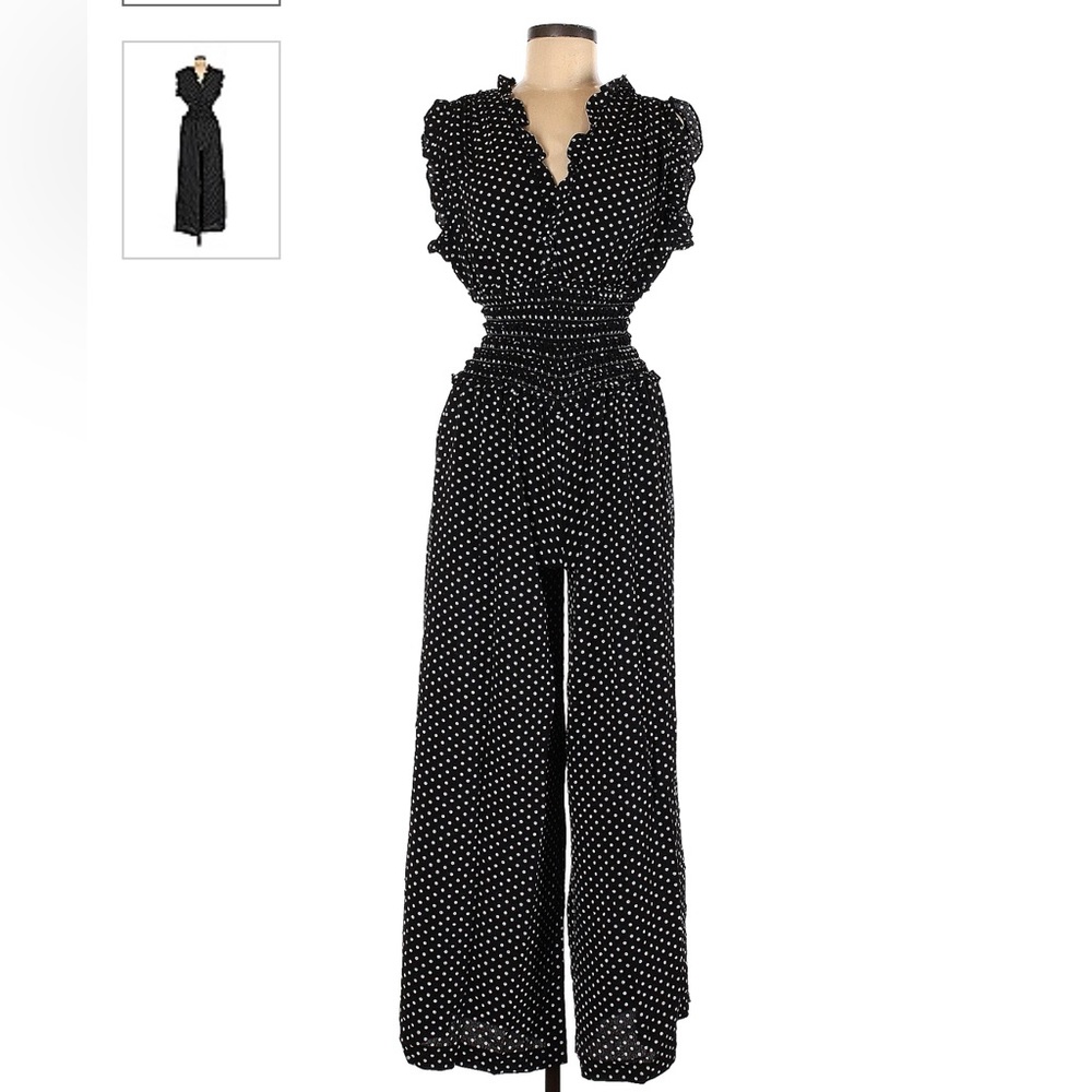 Max Studio Polka Dot Jumpsuit